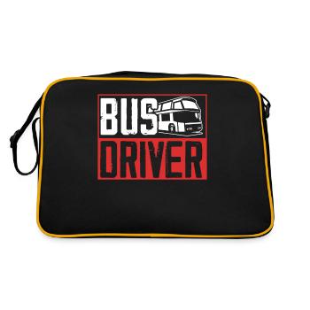 Chauffeur de bus Chauffeur d’autobus Autocar - Sac Retro - noir/or - Dos