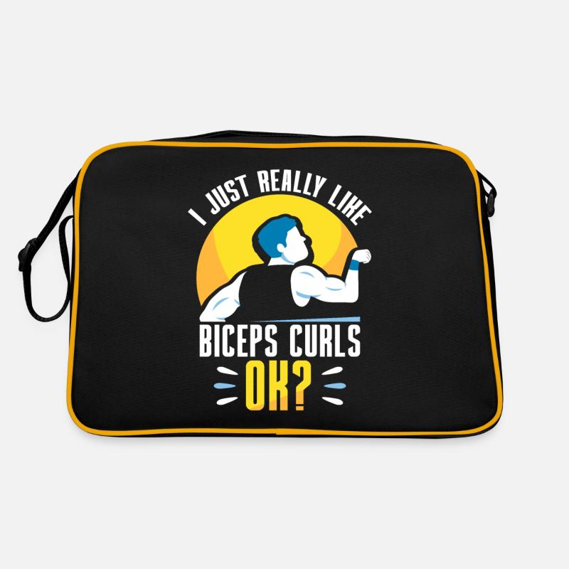J’aime vraiment les muscles des biceps Sac Retro