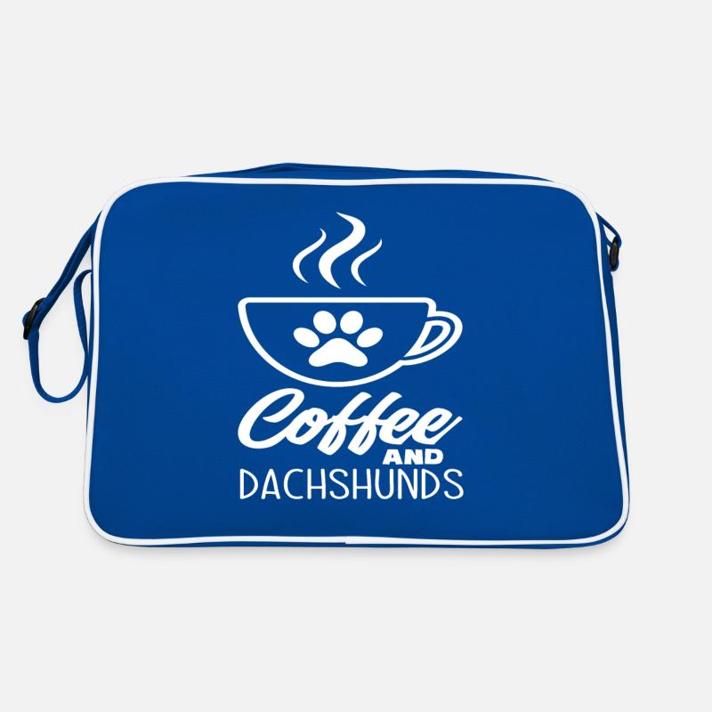 Dackel Kaffee Retro Tasche