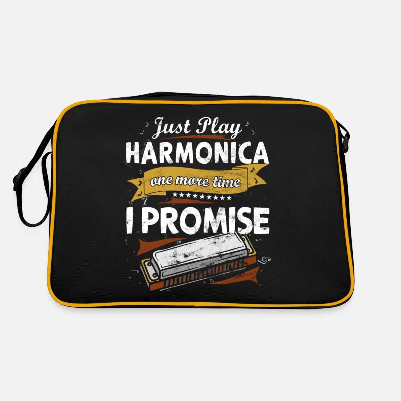 Drôle d’instrument d’harmonica vintage Sac Retro