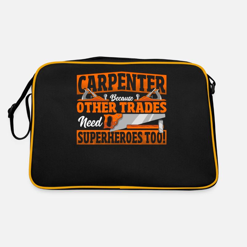 Carpenter Because Other Need Superheroes Too! Retro Bag
