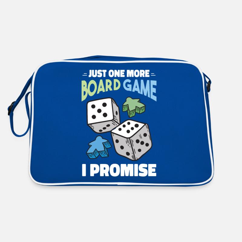 Funny Board Game Lover Cartoon Retro Bag