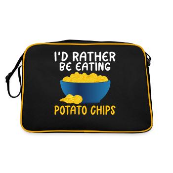 Potato Chips Gift - Retro Bag - black/gold - Back