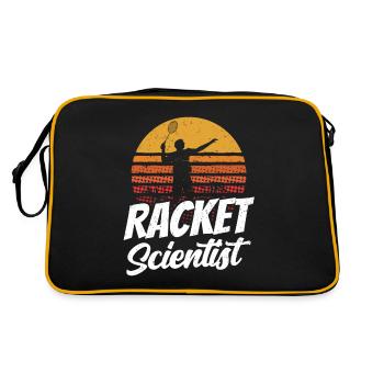 Thug Scientist Racket Scientist - Retro Bag - black/gold - Back