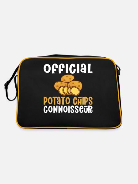 Potato Chips Gift - Retro Bag - black/gold - Back