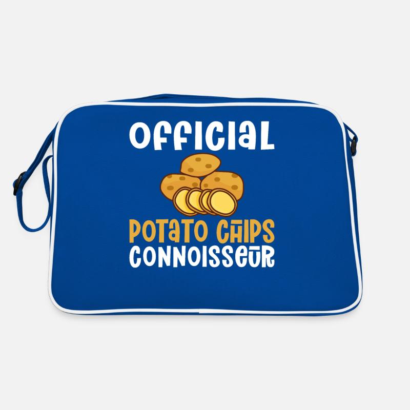 Kartoffelchips Geschenk Retro Tasche