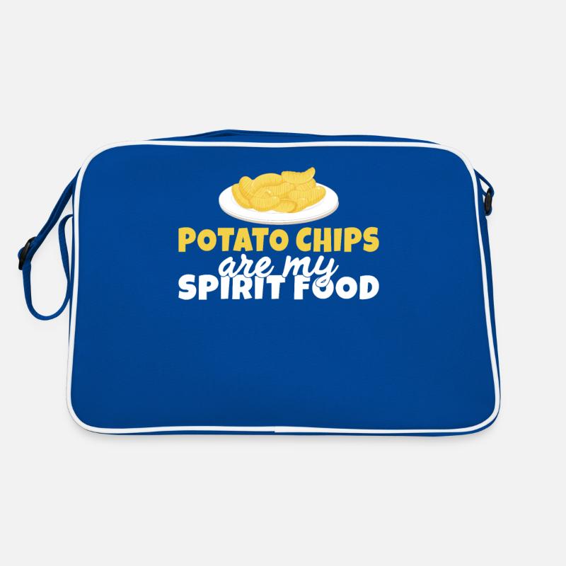 Kartoffelchips Geschenk Retro Tasche
