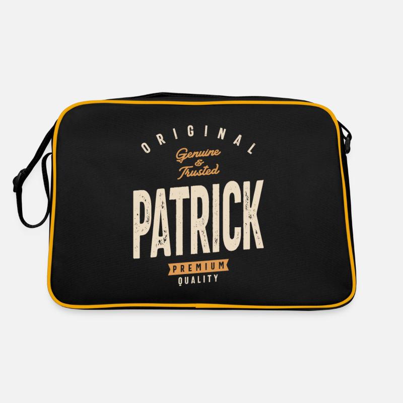 Patrick Personalized Name - Funny Patrick Retro Bag