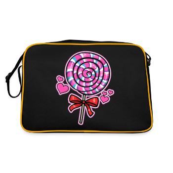 Lolly Candy Cadeau - Sac Retro - noir/or - Dos