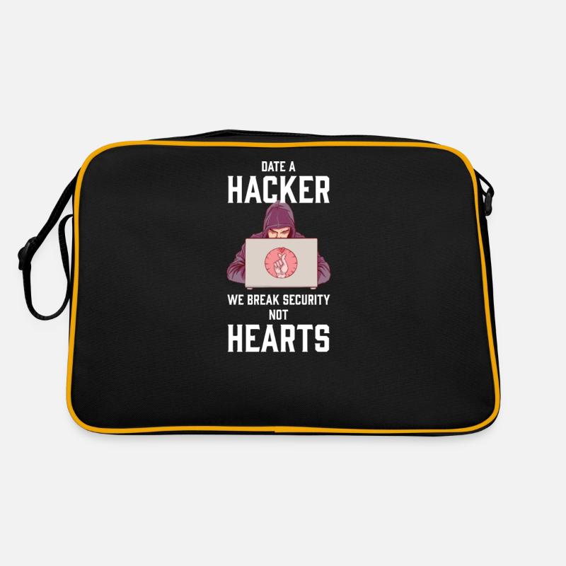 Hacker Programmer Developer Computer Science Retro Bag