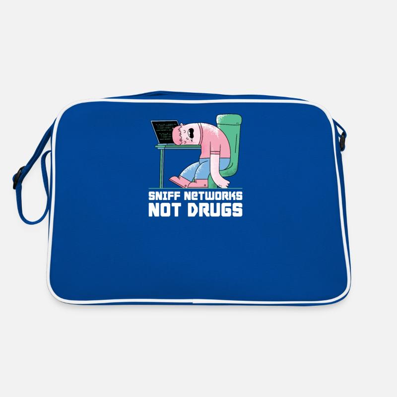 Hacker Programmierer Entwickler Informatik Retro Tasche