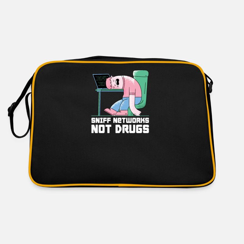 Hacker Programmer Developer Computer Science Retro Bag