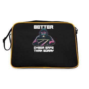 Hacker Programmer Developer Computer Science - Retro Bag - black/gold - Back
