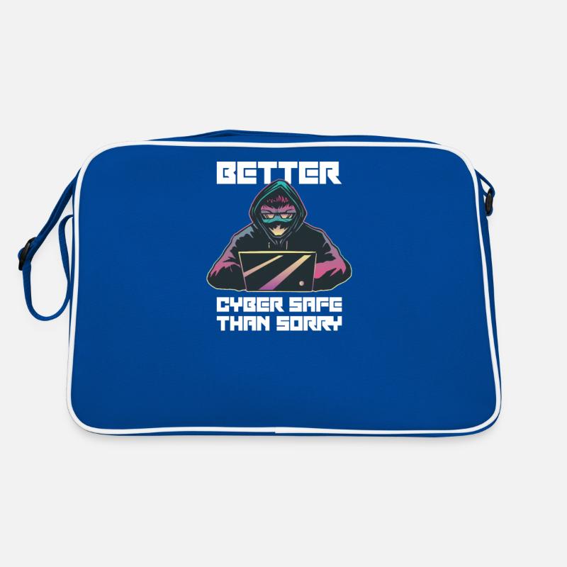 Hacker Programmierer Entwickler Informatik Retro Tasche