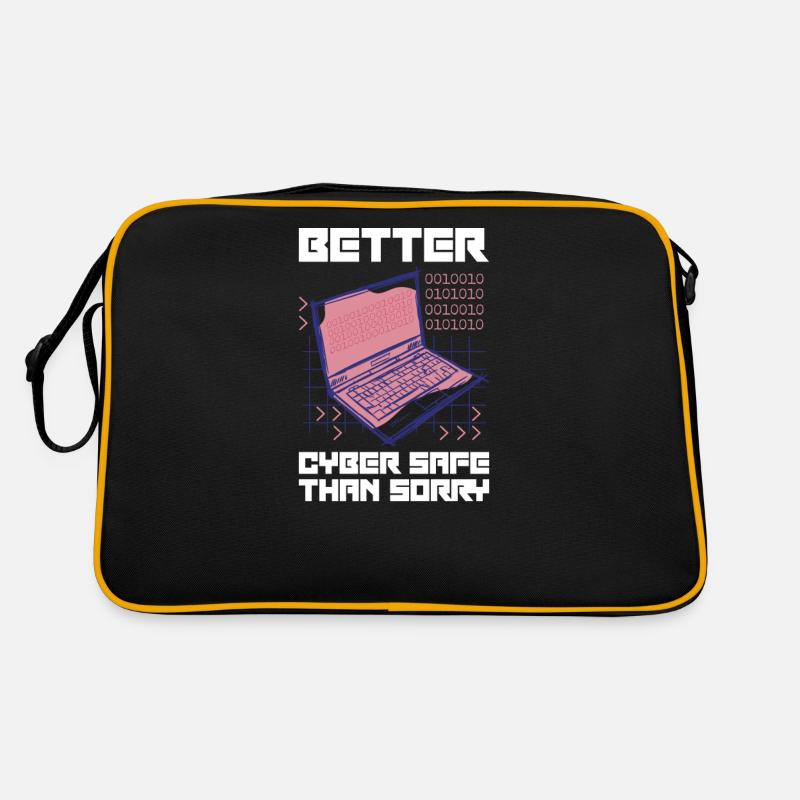 Hacker Programmer Developer Computer Science Retro Bag