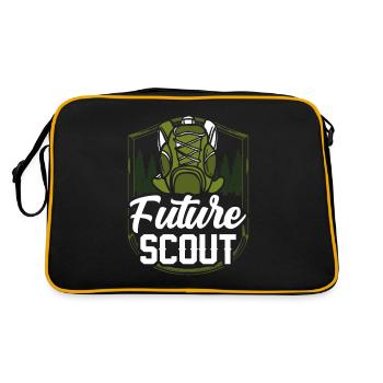 Futur Camp scout Sippe Pfadfinden - Sac Retro - noir/or - Dos