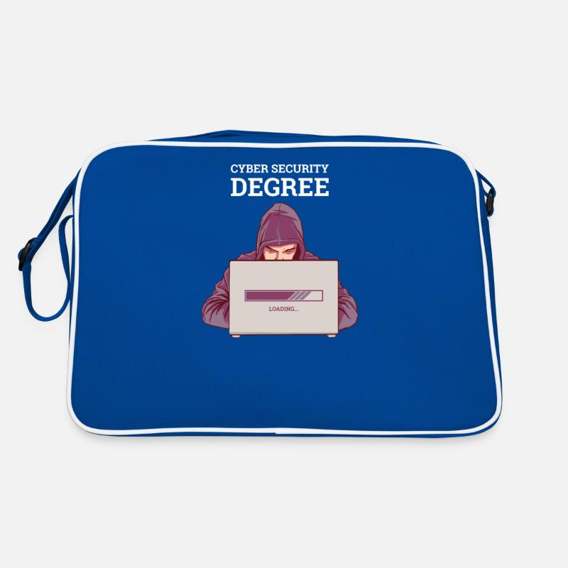 Hacker Programmierer Entwickler Informatik Retro Tasche