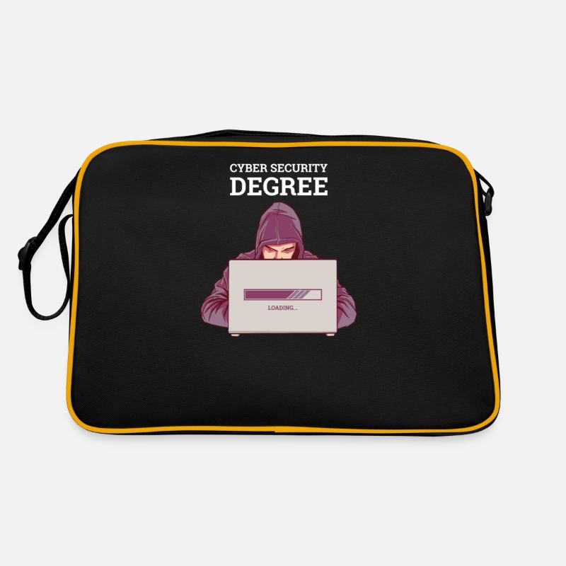 Hacker Programmer Developer Computer Science Retro Bag