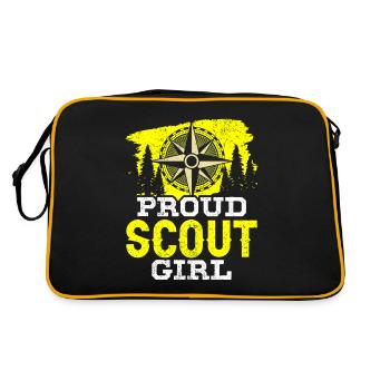 Fiers scouts du camp du clan scout - Sac Retro - noir/or - Dos