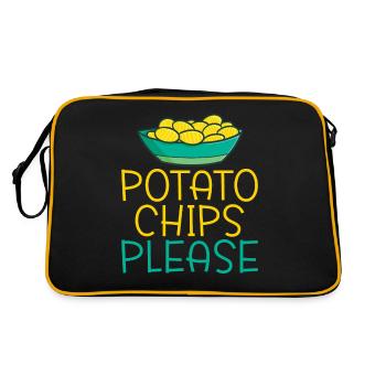 Potato Chips Gift - Retro Bag - black/gold - Back