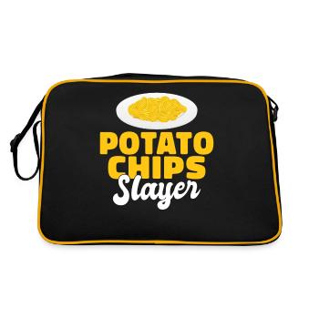 Potato Chips Gift - Retro Bag - black/gold - Back