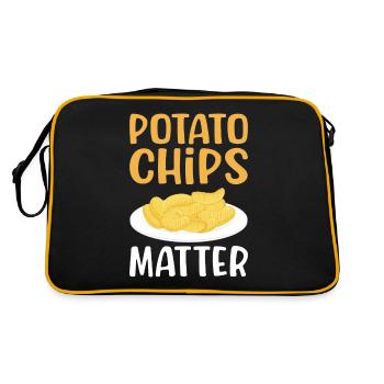 Potato Chips Gift - Retro Bag - black/gold - Back