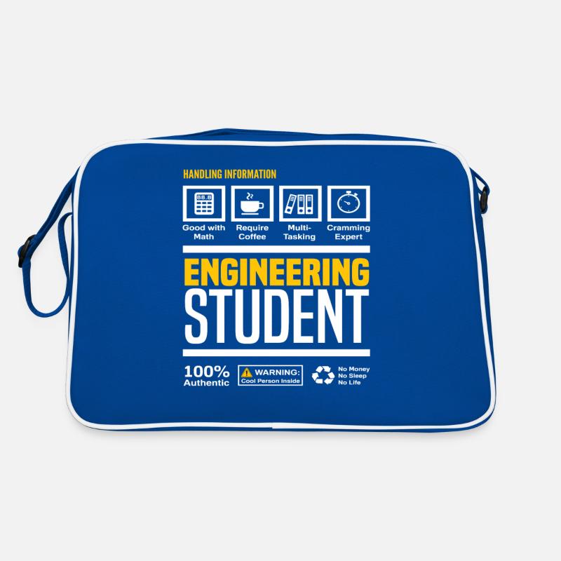 Engineering Student Studies Degree Retro Bag