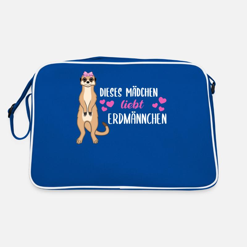 Erdmännchen Spruch Geschenk Damen Mädchen Retro Tasche