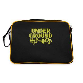 Rap Rock Hop Rock Genre Rap - Sac Retro - noir/or - Dos