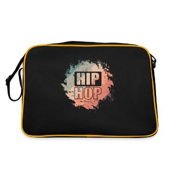 Hip Hop Rap Musique Style Genre Musique - Sac Retro - noir/or - Dos