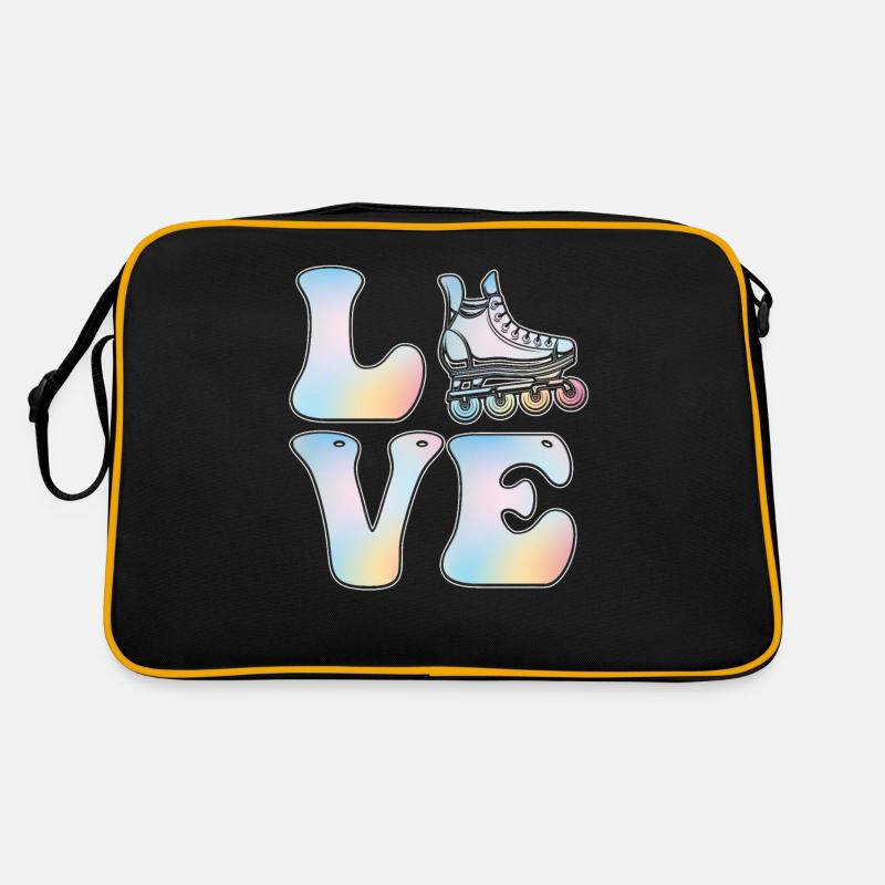 Inlineskating Inlineskater Geschenk Retro Tasche