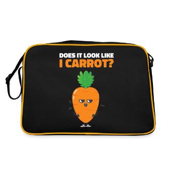 Carrot - Retro Bag - black/gold - Back