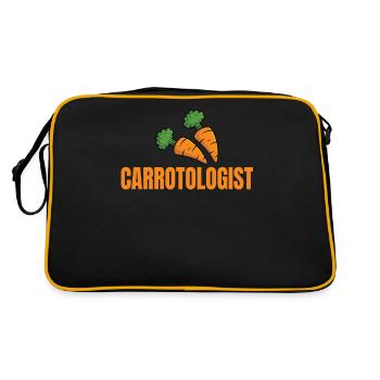 Carrot - Retro Bag - black/gold - Back