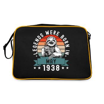Les légendes sont nées en mai 1938 Paresseux Paresseux - Sac Retro - noir/or - Dos
