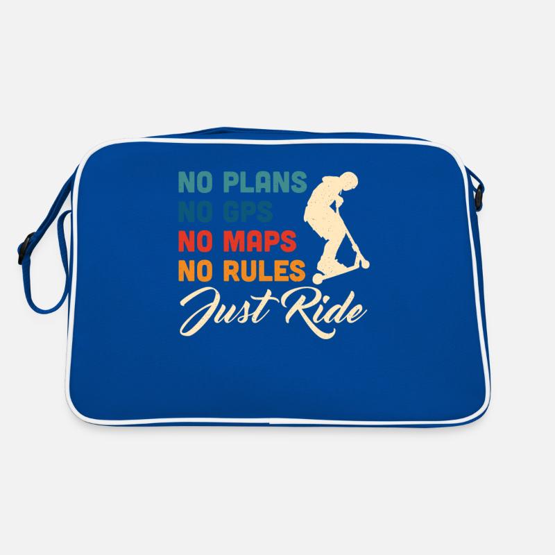 Scooter Roller Tretroller Geschenk Retro Tasche