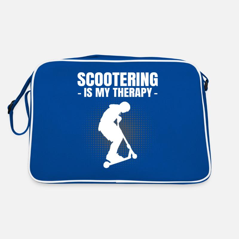 Scooter Roller Tretroller Geschenk Retro Tasche