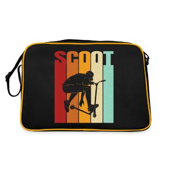 Scooter Scooter Scooter Cadeau - Sac Retro - noir/or - Dos