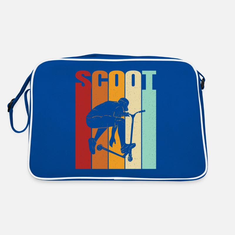 Scooter Roller Tretroller Geschenk Retro Tasche