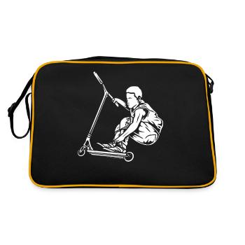 Scooter Scooter Scooter Cadeau - Sac Retro - noir/or - Dos