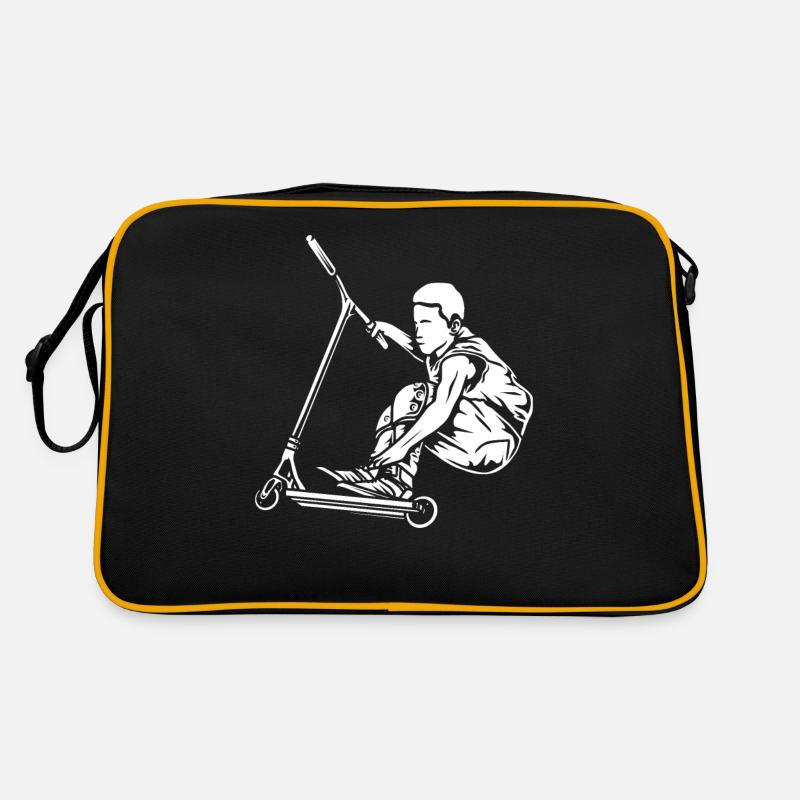 Scooter Roller Tretroller Geschenk Retro Tasche