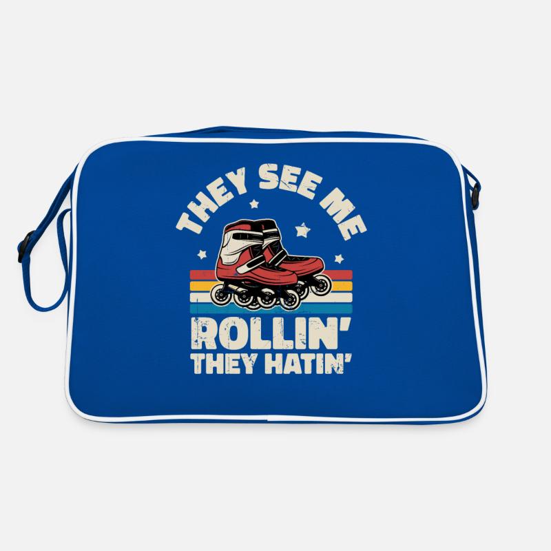 Inline Skating Inline Skating Gift Retro Bag