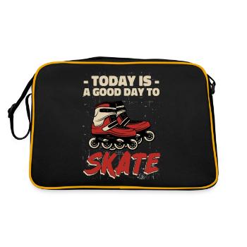Inline Skating Inline Skating Gift - Retro Bag - black/gold - Back