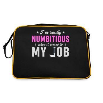 Infirmière en anesthésie - Anesthésie amusante - Sac Retro - noir/or - Dos