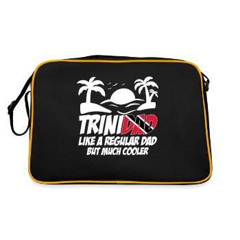 Trinité-et-Tobago Trinité-et-Tobago Trinité-drapeau Trinité - Sac Retro - noir/or - Dos