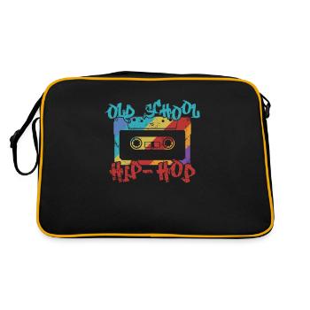 Rap de genre de musique hip-hop old school - Sac Retro - noir/or - Dos