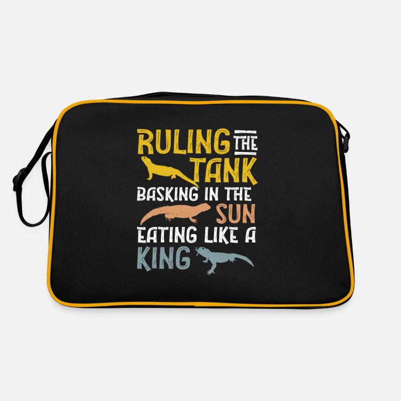 Uromastyx Basking In She Sun Funny Dabb Lizard Retro Bag