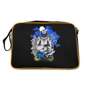 Moto Lifestyle / Moto / Moto motard - Sac Retro - noir/or - Dos