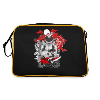 Moto Lifestyle / Moto / Moto motard - Sac Retro - noir/or - Dos