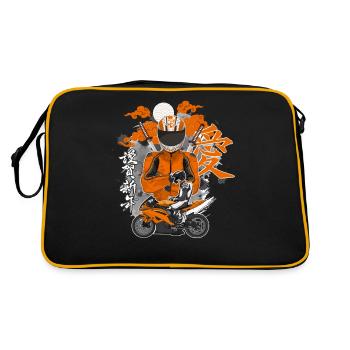 Moto Lifestyle / Moto / Moto motard - Sac Retro - noir/or - Dos