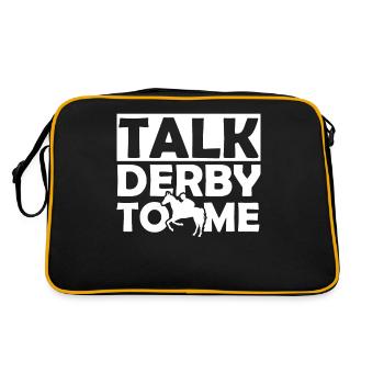 Speak Derby to me 1 - - Retro Bag - black/gold - Back